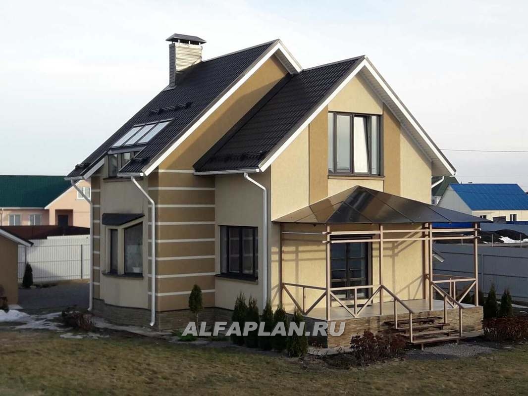 Строительство дома по проекту 91A - фото №2