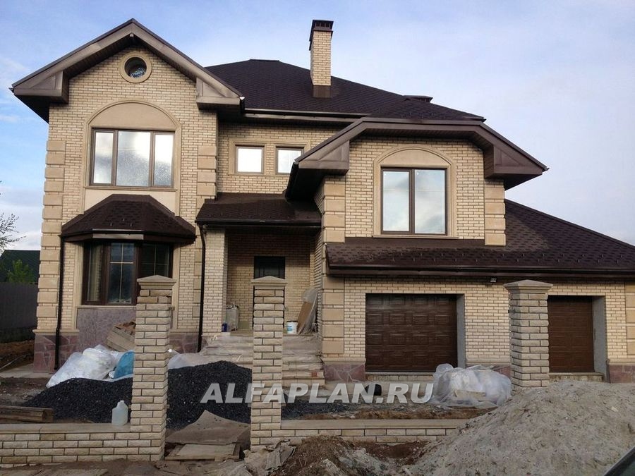 Строительство дома по проекту 93A - фото №1