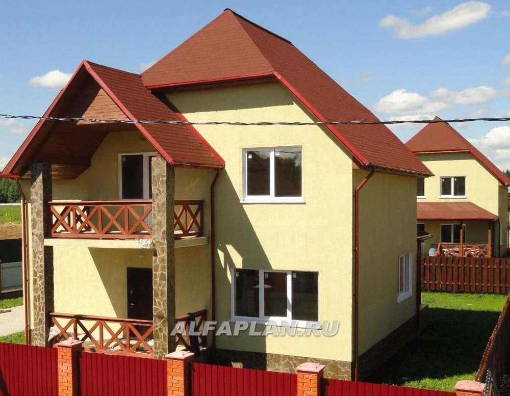 Строительство дома по проекту 97B - фото №1