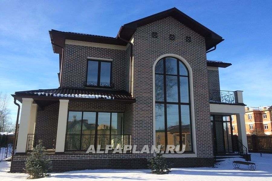 Строительство дома по проекту 398A - фото №1