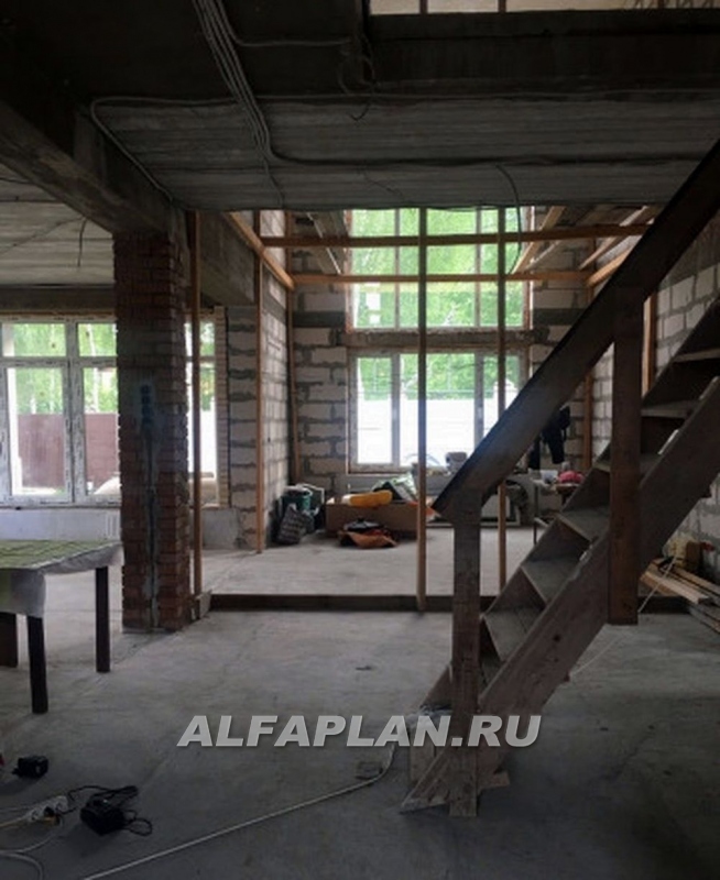 Строительство дома по проекту 398A - фото №11