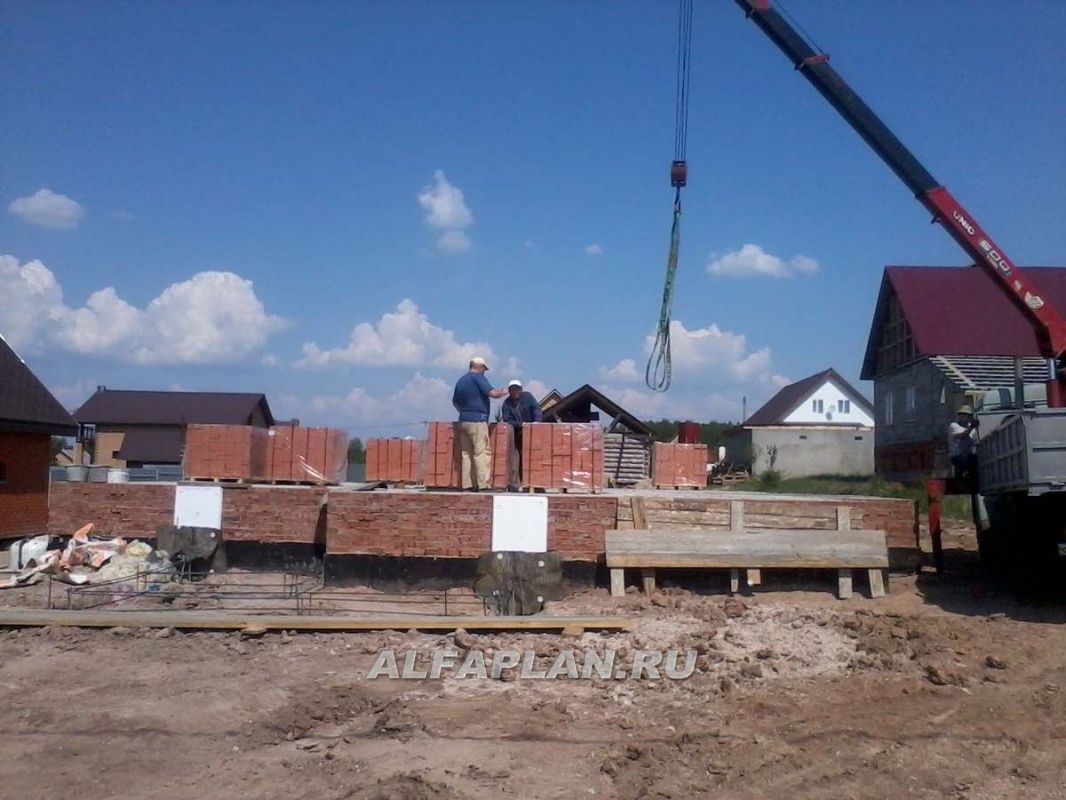 Строительство дома по проекту 99B - фото №22