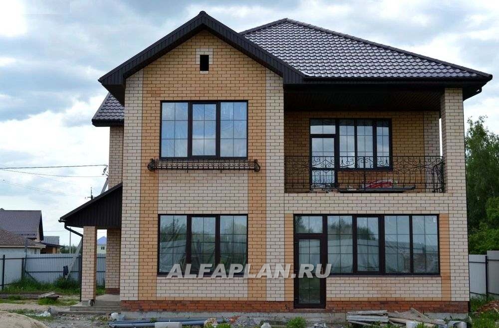 Строительство дома по проекту 157A - фото №1