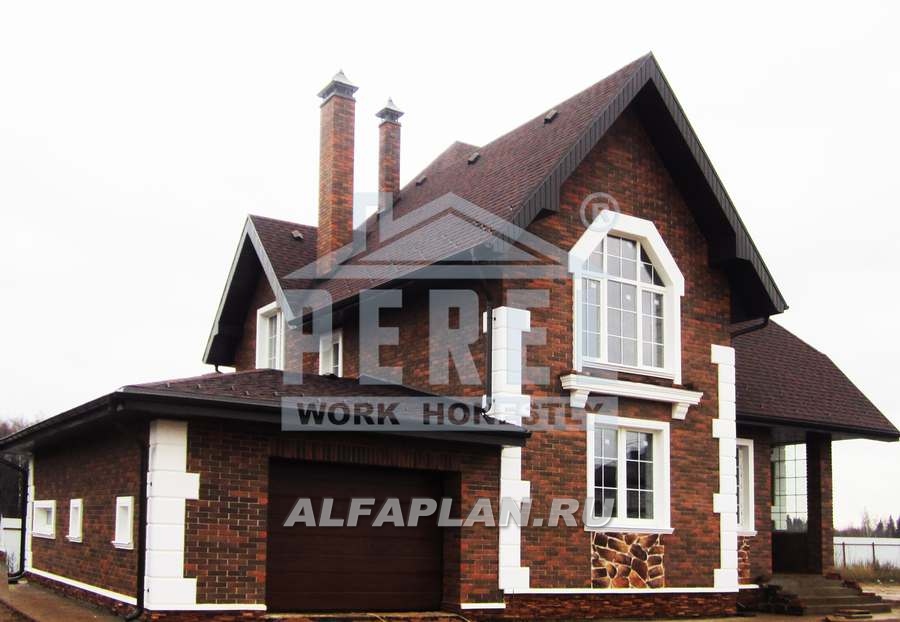 Строительство дома по проекту 38E - фото №5