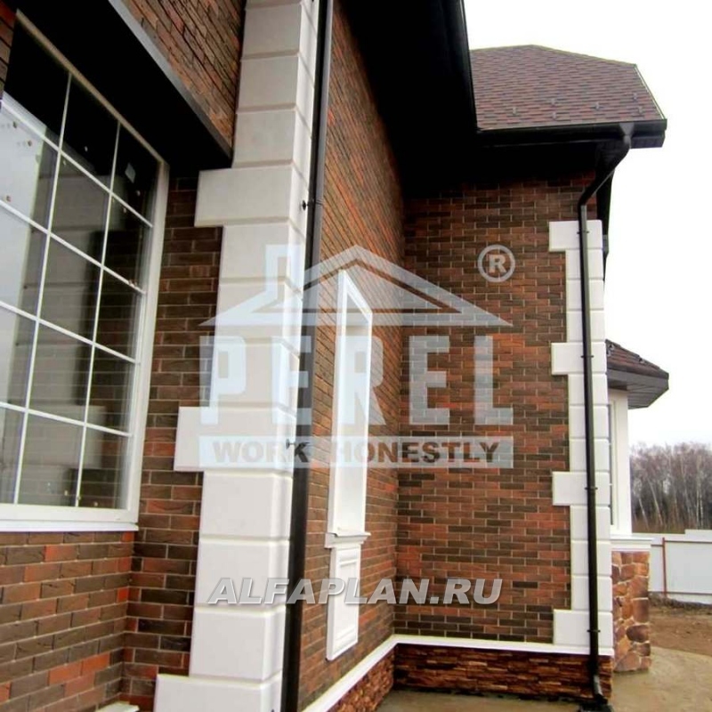 Строительство дома по проекту 38E - фото №7