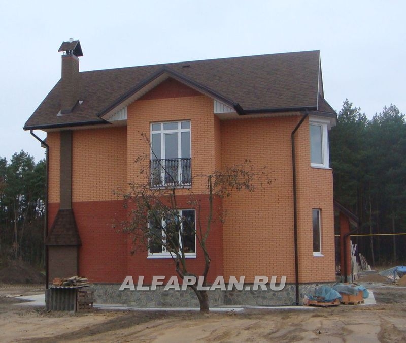 Строительство дома по проекту 40A - фото №2