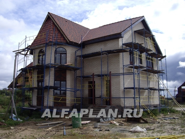 Строительство дома по проекту 41E - фото №2