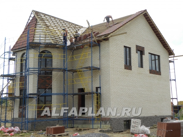 Строительство дома по проекту 41E - фото №3