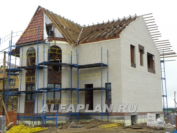 Строительство дома по проекту 41E - фото №4