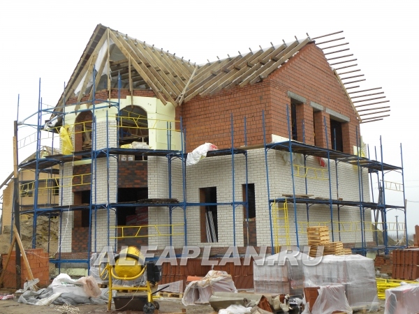 Строительство дома по проекту 41E - фото №5