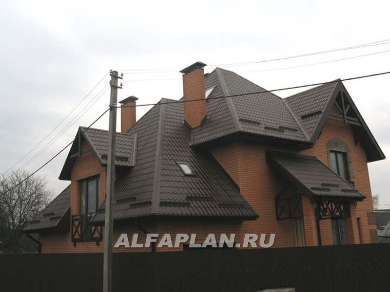 Строительство дома по проекту 55A - фото №3