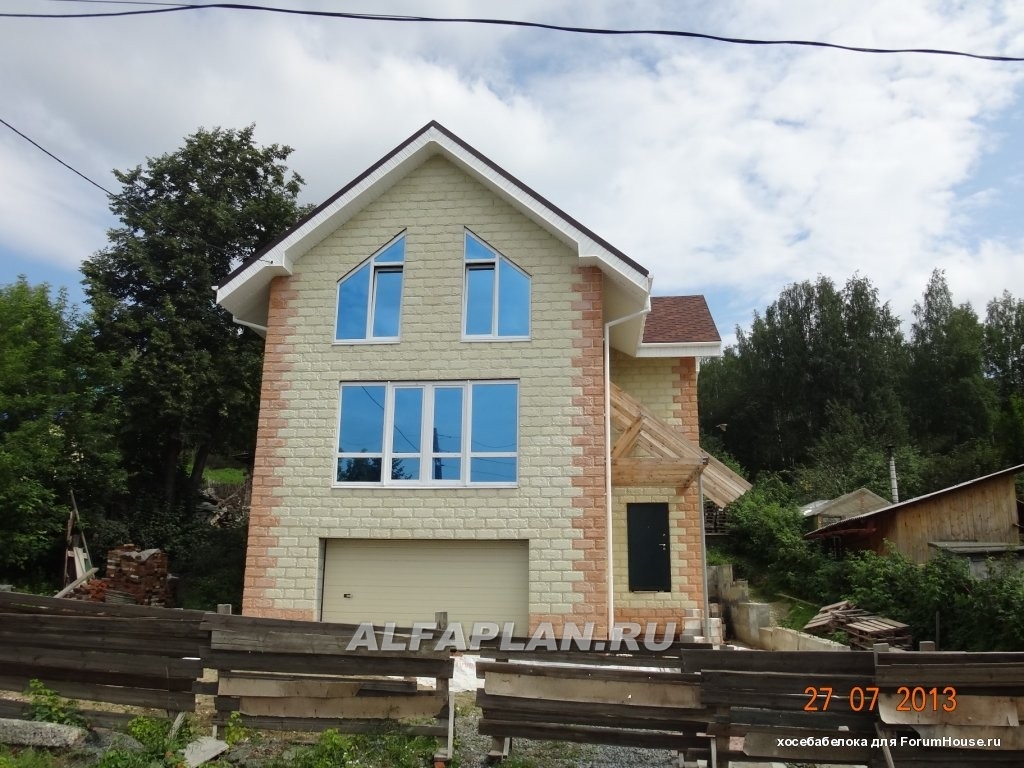 Строительство дома по проекту 72E - фото №3