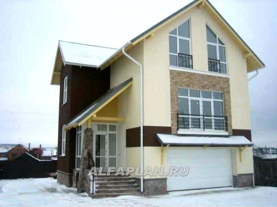 Строительство дома по проекту 72E - фото №3