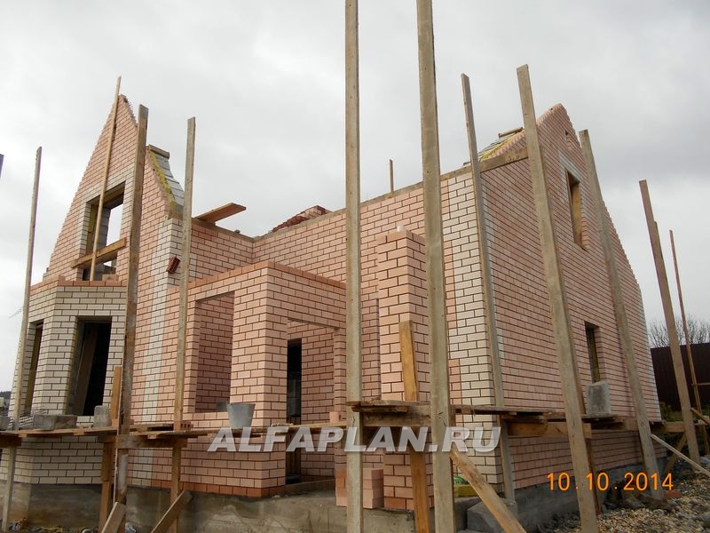 Строительство дома по проекту 73B - фото №14