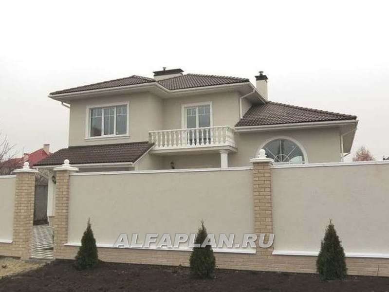 Строительство дома по проекту 86A - фото №3