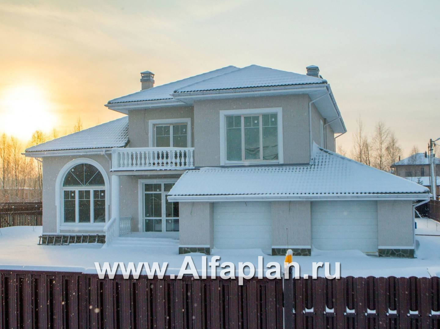 Строительство дома по проекту 86A - фото №1