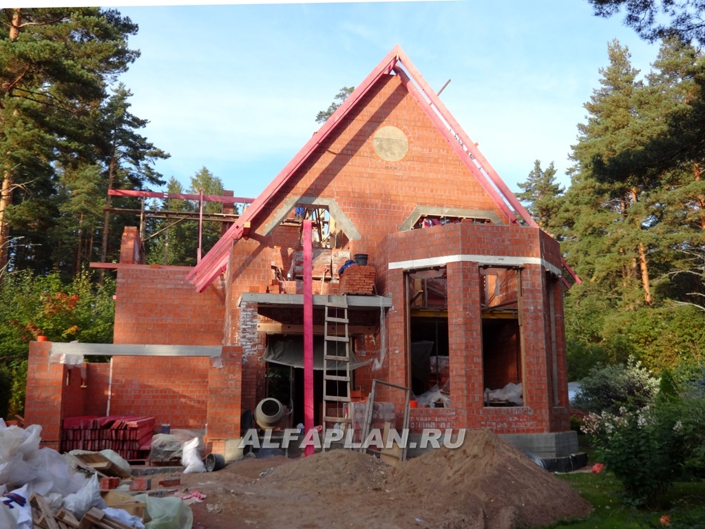 Строительство дома по проекту 89A - фото №5