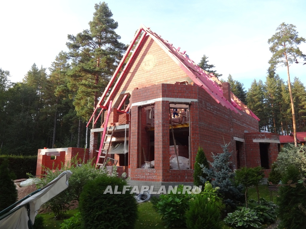 Строительство дома по проекту 89A - фото №6