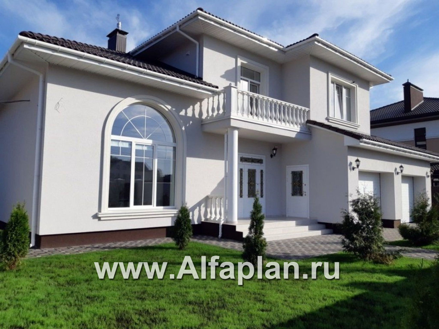 Проекты домов Альфаплан - «Тургенев» - русская усадьба, в классическом стиле - дополнительное изображение №3